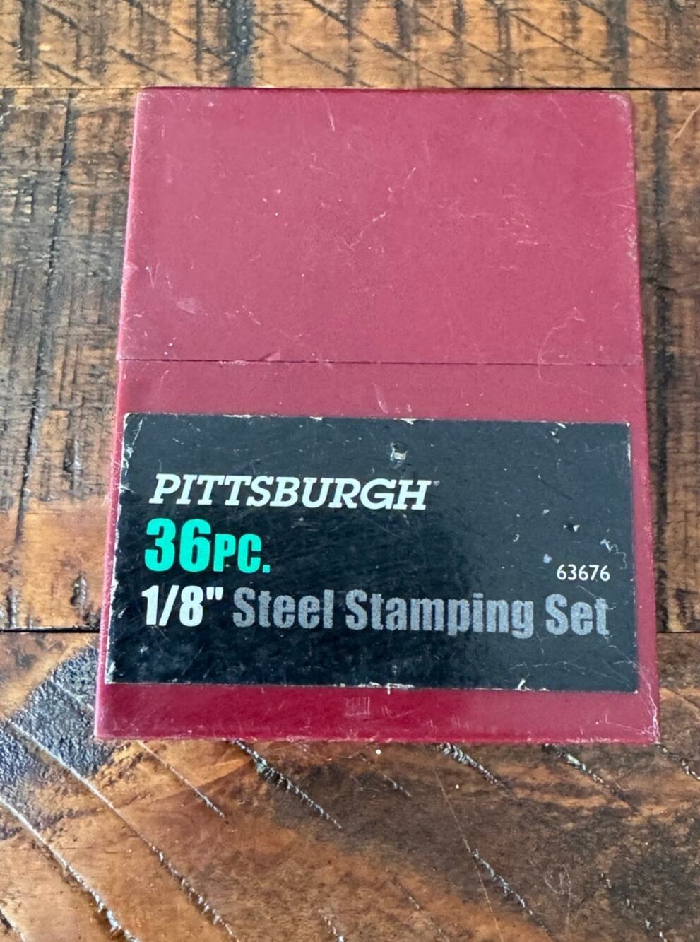Pittsburgh 36pc 1/8" Steel Stamping Set 63676